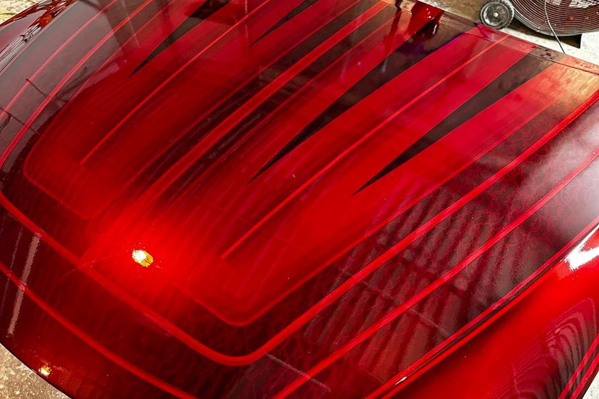 fresh car paint on a monte carlo